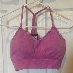 NWT, Nali Collection, womens, sports bra, removable padding, ribbed bottom, L/XL